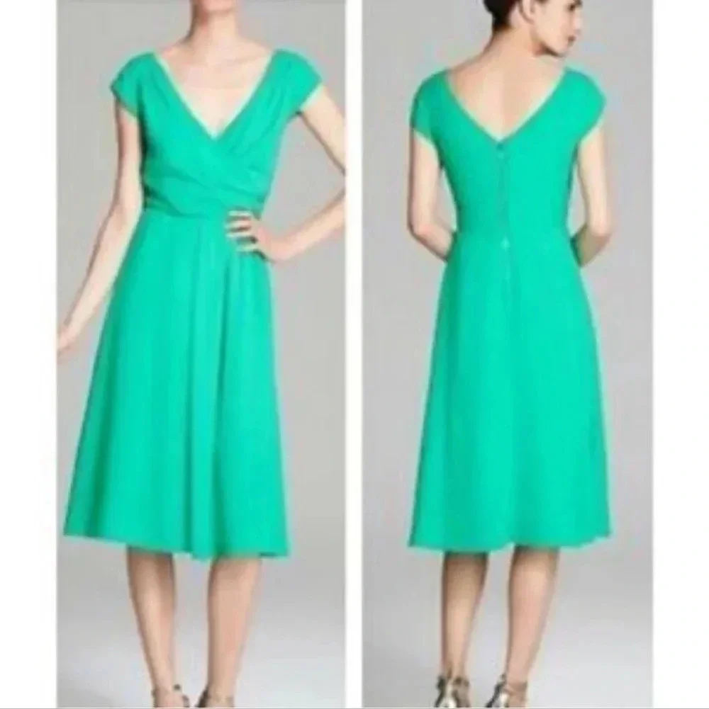 Kate Spade New York V-Neck Midi Length Dress - Picture 2 of 10